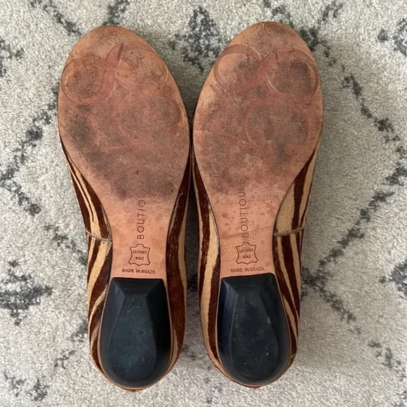 Boutique 58 animal print flats - Picture 2 of 4